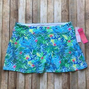 NWT Lilly Pulitzer Luxletic Aila Skort Via Parigi